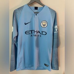 RAHEEM STERLING 2018/2019 JERSEY. Long sleeve, rarely worn. Fantastic condition